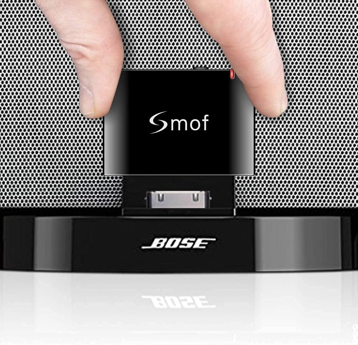 Smof 30 Pin Bluetooth Adapter for Bose Sounddock iPod iPhone & other 30 Pin Dock Speakers with 3.5 mm AUX Cable Bluetooth Adapter(NOT FOR CAR OR MOTORCYCLE) - Image 3