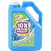 Maxx Bubbles 32 Oz Bubble Solution Concentrate - Non-Toxic, Dye Free