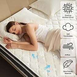 Ablyea Queen Mattresses 12 Inch Hybrid Mattress in