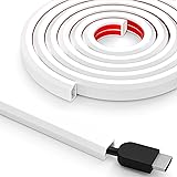 Wall Cord Hider 78in, Soft PVC Cord Covers for