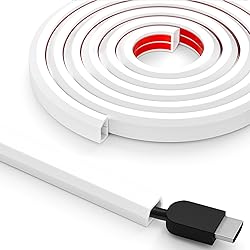 Wall Cord Hider 78in, Soft PVC Cord Covers for