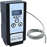 A421ABC-02C Electronic Temperature Controller SPDT for Johnson Penn a421 | Adjustable temperature -40&deg;F to 212&deg;F，with 6.6-ft A99BB-200C Temperature Sensor，120/240VAC，Easy to set up