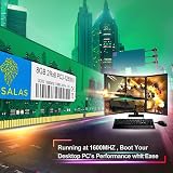 Rasalas 16GB (2x8GB) DDR3L 1600MHz PC3L-12800U Desktop RAM Non-ECC UDIMM 1.35V view 3