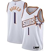 Devin Booker Phoenix Suns NBA Kids Youth 8-20 Association Edition White Swingman Jersey