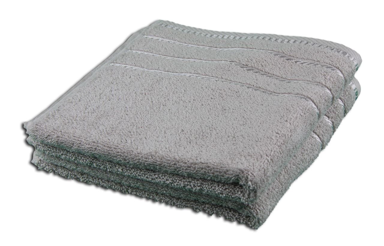 Gözze - Set of 4 Hand Towels, Berlin, 100% Cotton, 50 x 100 cm - Beige