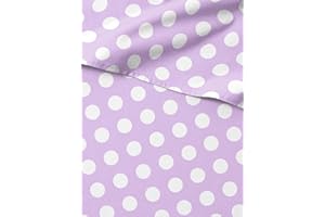 CGK UNLIMITED Kids Purple Dots Full 4 Piece Sheet Set - Boys, Girls, Teens, Toddler - Easy Fit Deep Pockets - Breathable, Hotel Quality Sheets - Machine Washable - Wrinkle Free - Cute, Cozy, Soft - CGK Linens