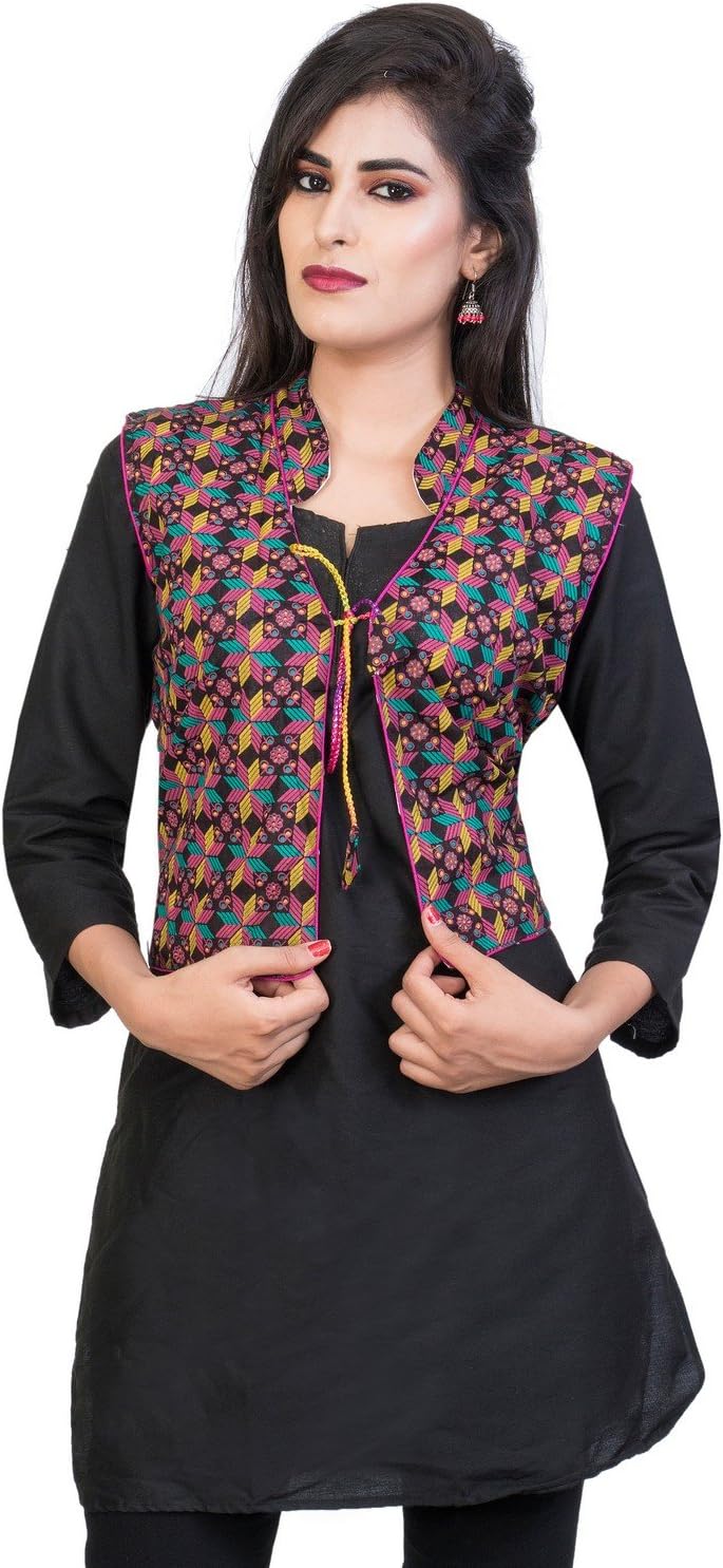 Banjara India Cotton Printed Jacket/Koti