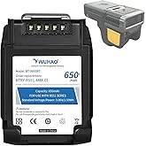 WUHAO RS5100 Battery BT-000397 BT-000398 650mAh for Zebra RS51 RS5100 RS61 RS6100 RSBT5 RS51B0 RS51C0 Ring Scanner Battery BTRY-RS51-7MA-01 BTRY-RS51-4MA-01