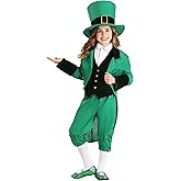 Fun Costumes Boys Leprechaun Costume | Kids St Patrick's Day Outfit | Jacket, Vest, Pants, & Hat, Saint Patty's Day Attire