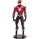 McFarlane Toys, DC Multiverse The Flash Wally West Red Suit 7-inch Action Figure, Collectible DC Rebirth Figure with Unique Collector Character Card &ndash; Ages 12+
