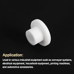 uxcell 10pcs Flanged Sleeve Bearings Plastic