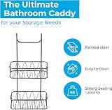 Blue Canyon No Drill 2 Tier Shower Caddy Stainless Steel Grey view 2
