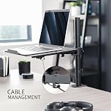 VIVO STAND-V001L Single Laptop Desk Mount Fully Adjustable with C Clamp view 7