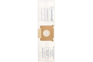 Janitized JAN-NOTV-2(10) Premium Replacement Commercial Vacuum Paper Bag for Nobles Tidy-Vac Canister Model, OEM#802224 (Pack