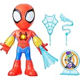 Marvel Spidey and His Amazing Friends Electronic Suit Up Spidey, 10-Inch Action Figure with Lights and Sounds, Preschool Toys for Kids Ages 3 and Up