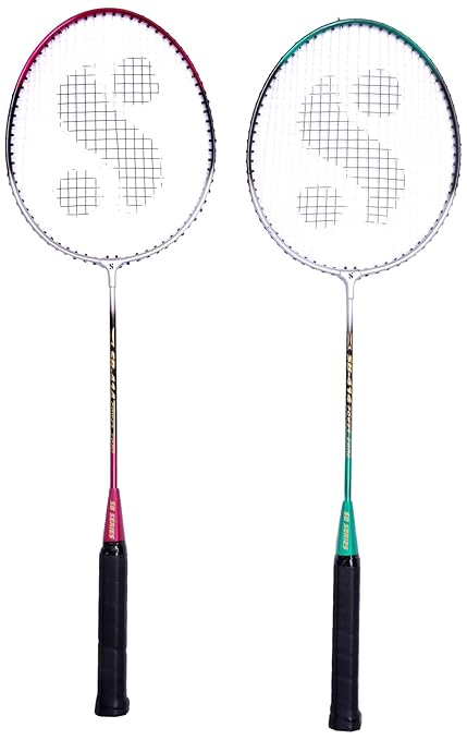 Silver's Sb-414 Gutted Badminton Rackets(Multicolour)