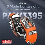 ATTACK SHARK X3 49g Super Light Gaming Mouse PixArt 3395 26000 DPI BT USB-C view 6