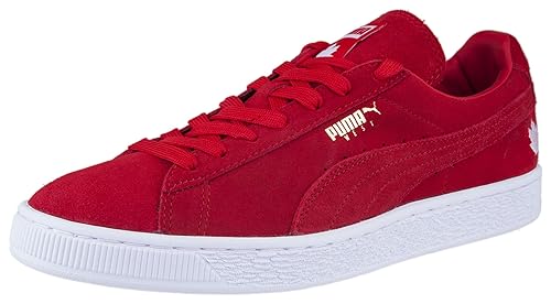 puma classic suede red