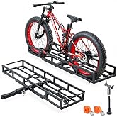 Hitch-Mount Bike Rack for Ebike Heavy-Duty - Fits 2 Electric/Fat-Tire, Fits 2" Receiver for Car SUV Truck RV Minivan