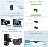 Waveshare RS232 485 422 to RJ45 Ethernet Module PoE TCP IP Serial Gateway view 3