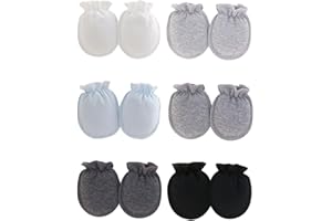 ZURLEFY Cute Baby Mittens Newborn, No Scratch Baby Boy Mittens, Baby Girl Hat Gloves for Toddlers, Infant, Newborn