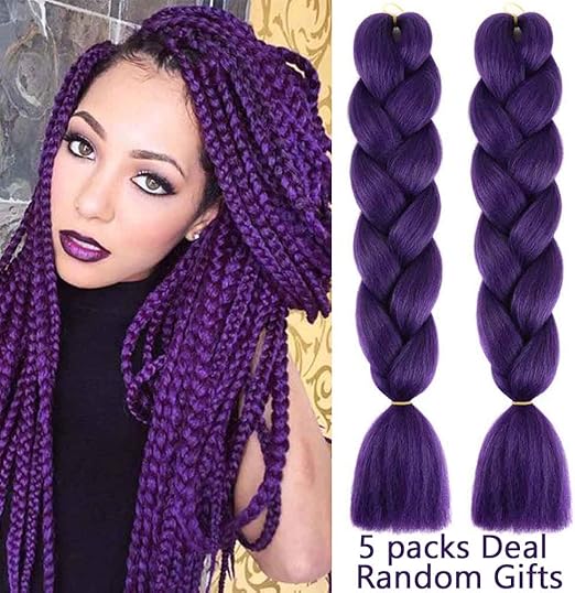 Amazon Com Mychanson Jumbo Braiding Hair Long Kanekalon Synthetic