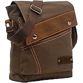 Sechunk Canvas Shoulder Bags Crossbody Bags Messenger Bags Purse Daypack for Men Women