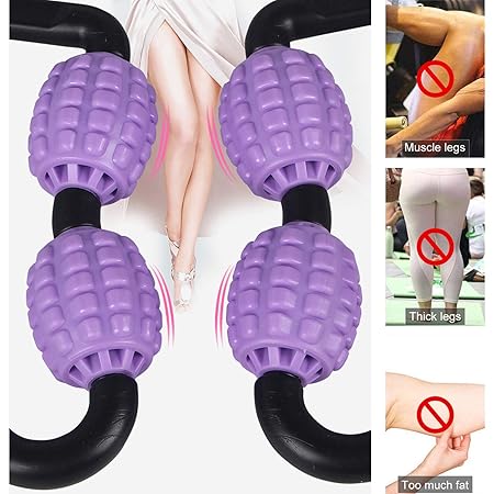 JEEZAO piankowy wałek do uda, elastyczny wałek do masażu 360 ...