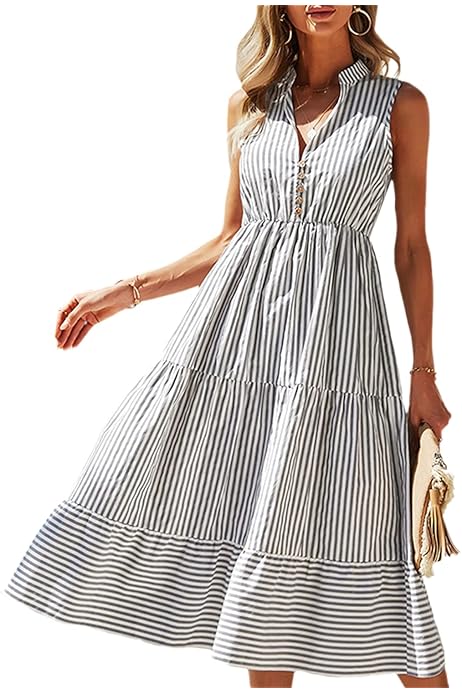 Amazon Vestidos Camiseros Sin Manga Vestidos Camiseros Sin Manga