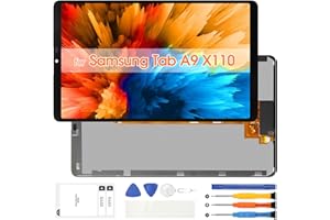 ARSSLY LCD for Samsung Galaxy Tab A9 Screen Replacement - for Samsung Tablet A9 LCD Touch Screen for Galaxy SM-X110 X115 Digitizer Touch Glass Assembly with Repair Tools (Black,8.7 inch)