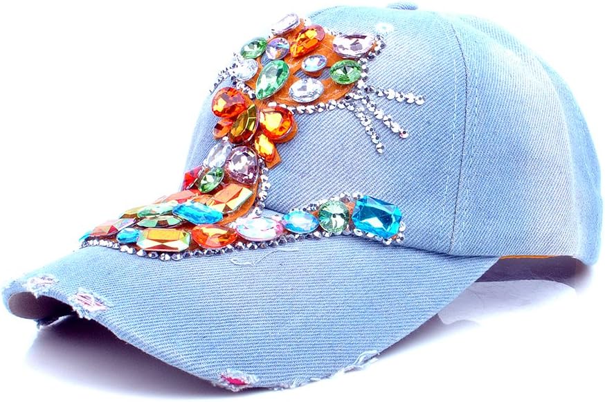 Crystal Cat Design Womens Baseball Cap