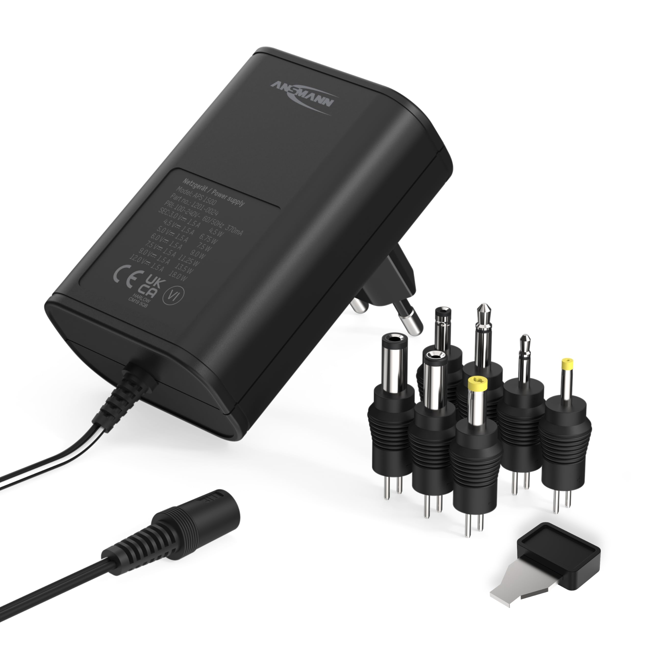 ANSMANN APS 1500 Universal Plug-In Power Supply