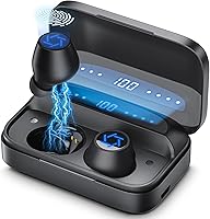 Bluetooth イヤホン ワイヤレスイヤホン Bluetooth 5.0+EDR CVC8.0ノイズキャンセリング 自動ペアリング 瞬間接続 Hi-Fi ブルートゥースイヤホン Type-C充電対応 片耳/両耳 左右分離型