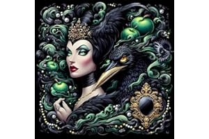 GemZono Adult Diamond Art Painting Kits,5D Diamond Art Kits,DIY Full Diamond Dot Paintings,Villain Diamond Painting Kits for Adults,Cartoon Round Full Diamond Painting,Home Decoration 13.8x13.8inch