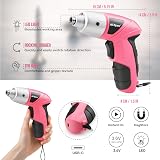 Hi-Spec 27 Pc Pink 3.6V Cordless Screwdriver Set with 23 Bits view 3