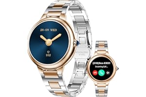 2026 Luxury Smart Watches for Women, 1.19" AMOLED Display, DA GPT Smartwatch, Heart Rate, Blood Pressure, Blood Oxygen, Sleep