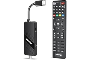 Digital Converter Box for TV, OWERSLYN 1080P Mini ATSC Tuner Box with TV Tuner, Tv Program Recording & Playback, USB Media Player, HDMI/AV Output, 3RCA Cables, Set Top Box, 2-in-1 Remote