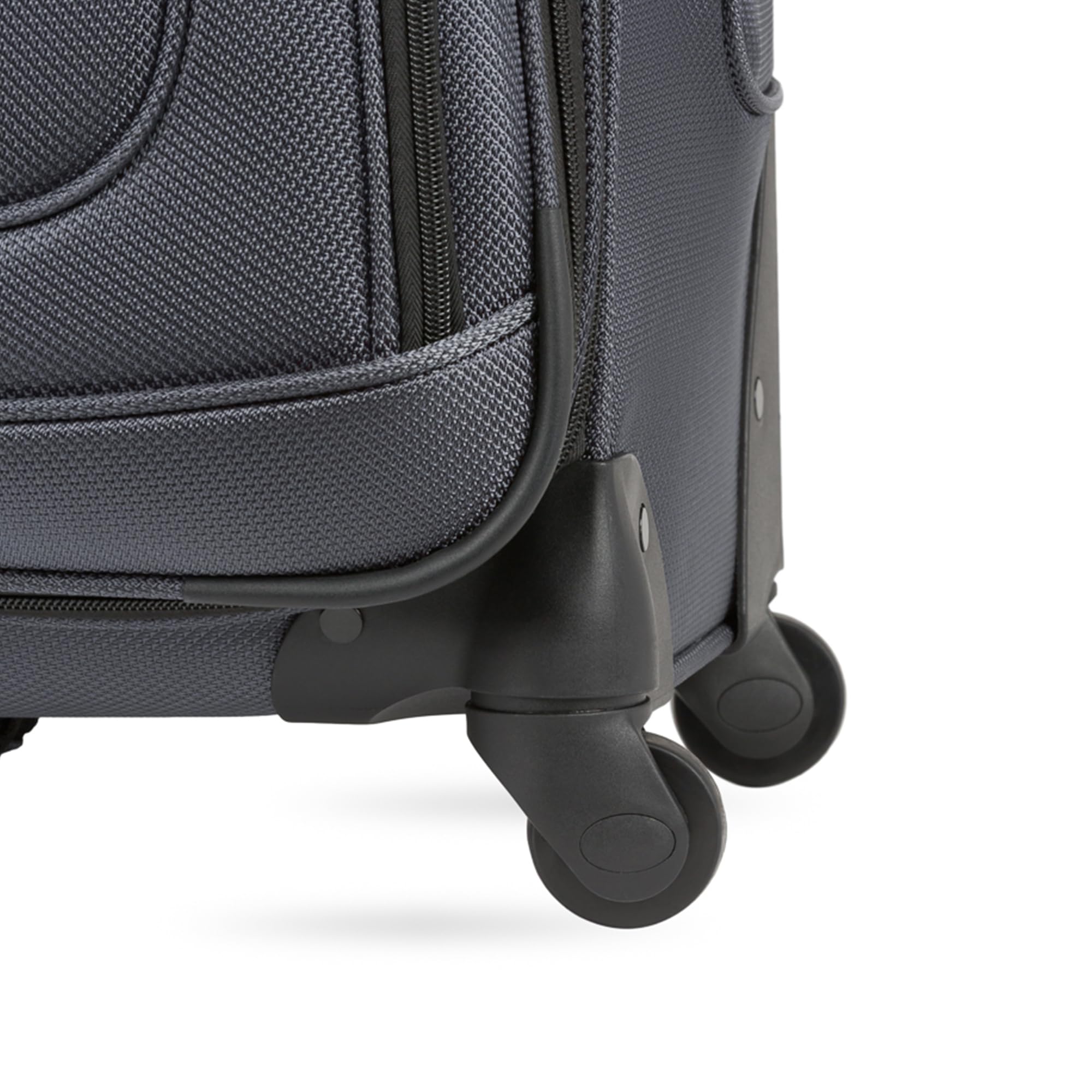 SwissGear Sion Softside Expandable Luggage, Dark Grey, Checked-Large 29-Inch