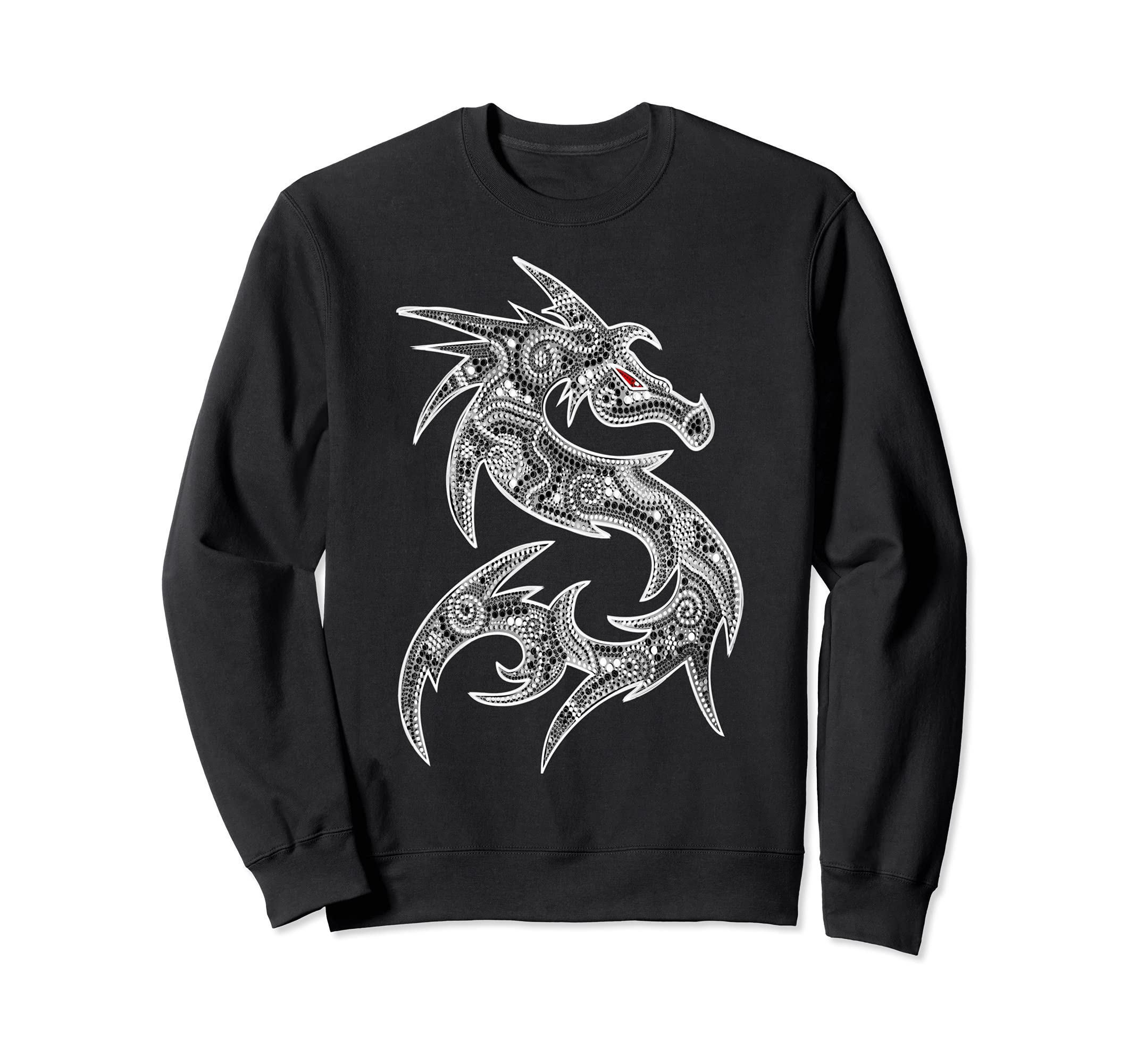 FANTASY DRAGON - dot painting art 1 - Fan Fun Sweatshirt