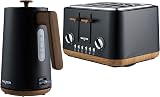 Salter Toronto Kettle and Toaster Set 1.7 L 4-Slice Wide Slots 3000W