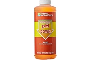 General Hydroponics HGC722120 Liquid Premium Buffering for pH Stability, Quart, Orange