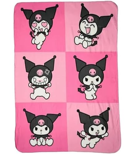 NORTHWEST Hello Kitty & My Melody Silk Touch Throw Blanket - 40x60 Inches, 100% Polyester - View #12