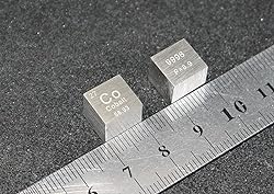 Cobalt Cube - 10mm Pure Metal Element Cubes - Laser