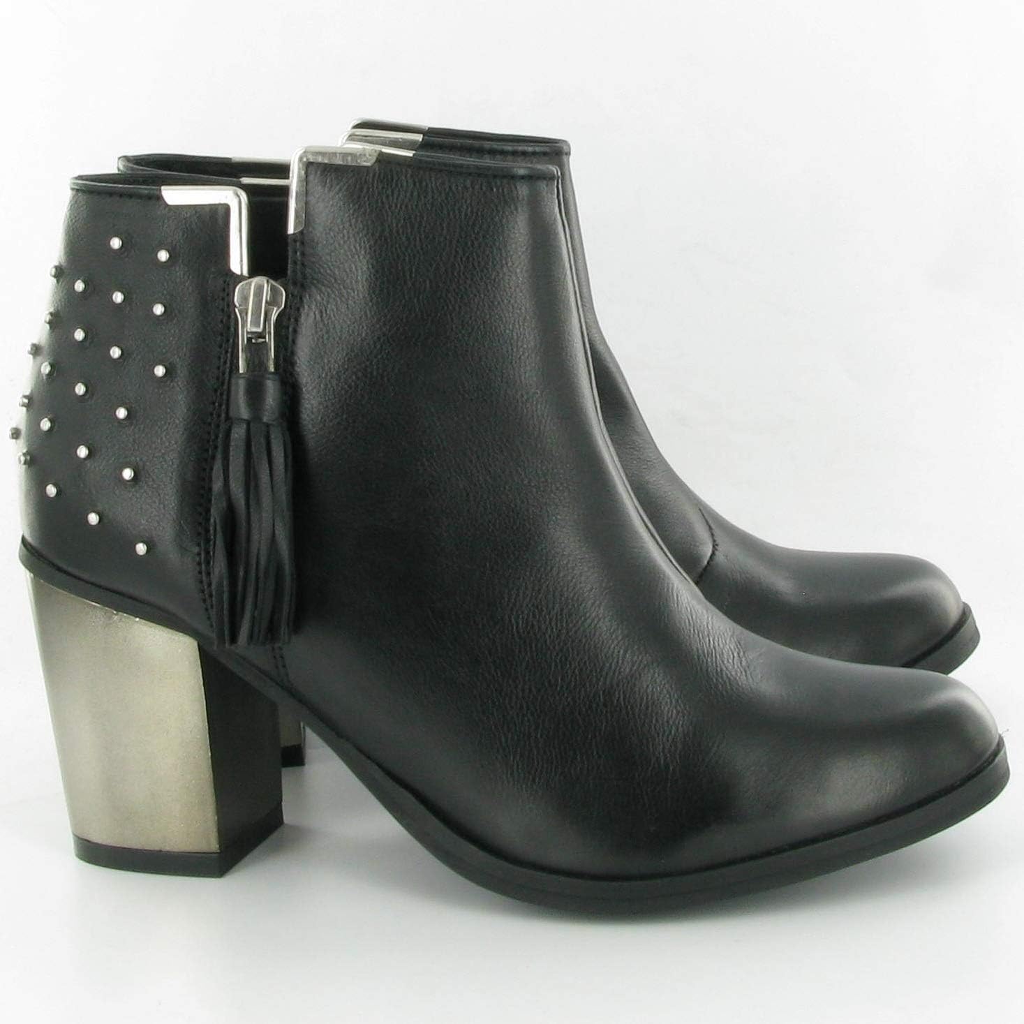 bronx studded ankle boots