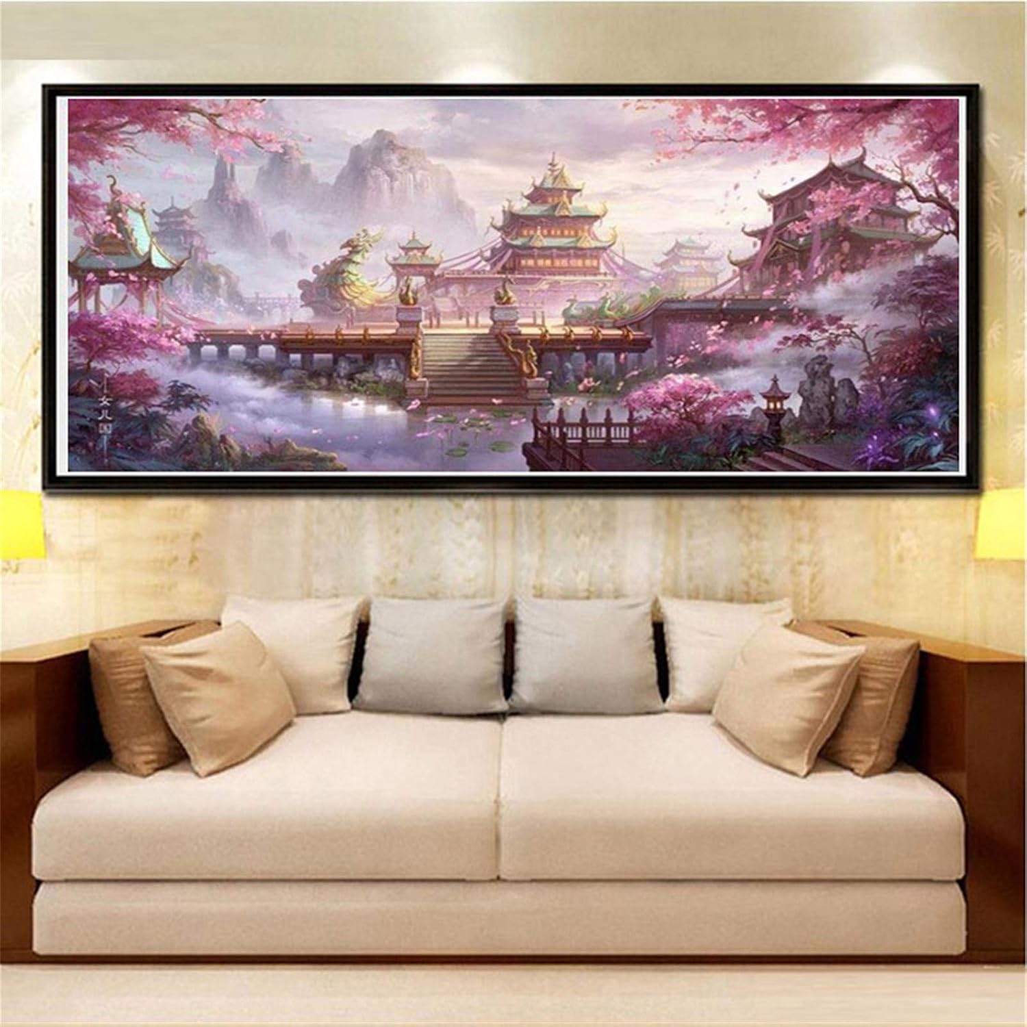 DIY 5D Diamant Malerei Set 'Orchidee' – 30x90 Cm, Vollbohrer | Für Erwachsene & Kinder
