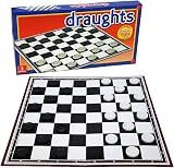 Navoys Classic Draughts Checkers Game - Foldable Board, Family Strategy view 1