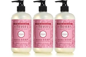 Mrs. MEYER'S CLEAN DAY Liquid Hand Soap, Peppermint, 12.5 oz (Pack of 3)