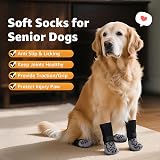 PICK FOR LIFE 2 Pairs XL Dog Socks Anti Slip Grips Adjustable Paws view 7