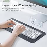 iClever Wireless Keyboard and Mouse Set Full Size with Numeric Keypad view 4