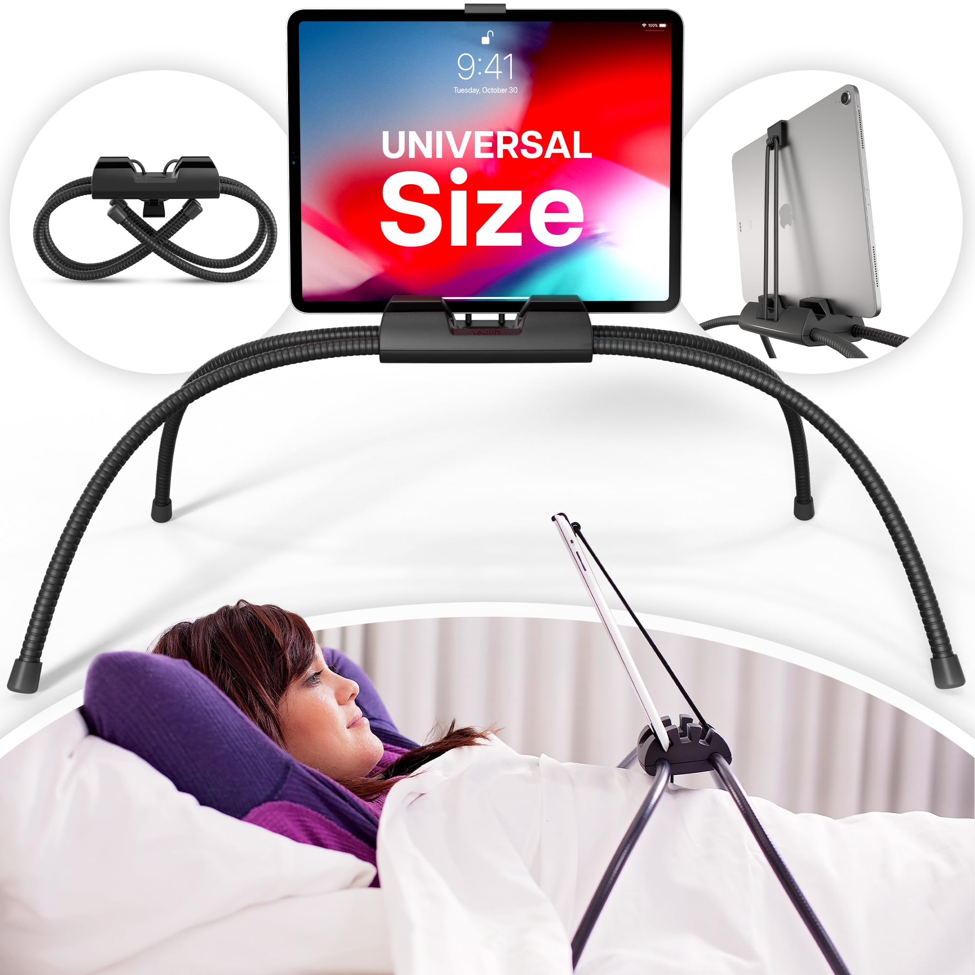 Tablift Tablet Stand for the Bed, Sofa, or Any Uneven Surface